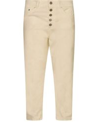 Dondup - Hose Mit Logo-Patch - Lyst