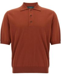 Zanone - Cotton Polo Shirt - Lyst
