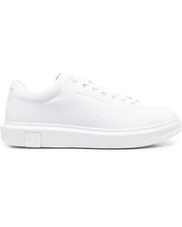 Armani Exchange - Leather Low-top Sneakers - Lyst