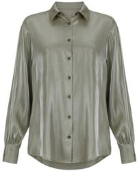 Cruna - Camisa Ivonne Con Acabado Satinado - Lyst