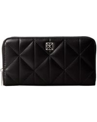 Calvin Klein - Quilted Logo Wallet - Lyst