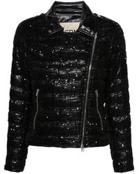 Herno - Giacca con paillettes - Lyst