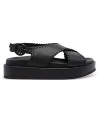 Paloma Barceló - Open-Toe Buckle-Fastening Sandals - Lyst