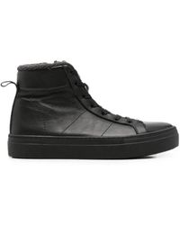 SERGIO MORETTI FIRENZE - Fleece-Lined High-Top Sneakers - Lyst