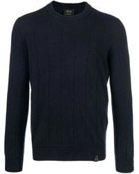 Brioni - Vertical-Pattern Cashmere Jumper - Lyst