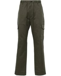 Moncler - Logo-Patch Straight-Leg Trousers - Lyst