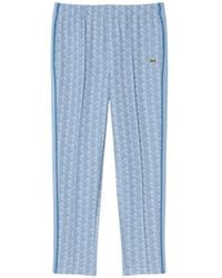 Lacoste - Monogram-Jacquard Track Pants - Lyst