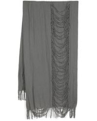 Yohji Yamamoto - Bufanda Con Acabado Envejecido - Lyst