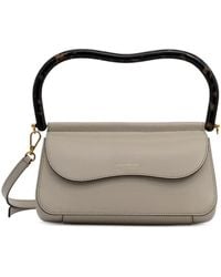 Coccinelle - Tortoiseshell-Effect Handle Leather Tote Bag - Lyst