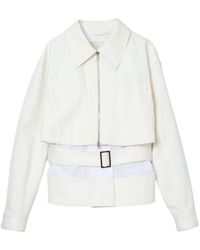 3.1 Phillip Lim - Layered Belted Jacket - Lyst