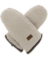 UGG - Logo-Patch Gloves - Lyst
