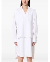 KENZO - V-Neck Midi Dress - Lyst