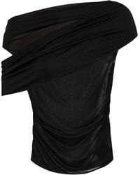 Blumarine - Draped Top - Lyst