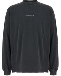 Alexander Wang - Logo-Print Long-Sleeve T-Shirt - Lyst