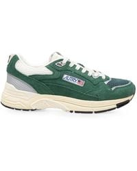Autry - Hyperway Suede-Panelled Sneakers - Lyst
