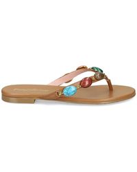 Pretty Ballerinas - Sandalen Mit Schmuckriemen - Lyst
