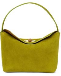 Christopher Esber - Mini Turnlock Suede Shoulder Bag - Lyst