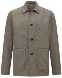 BOGGI - Hemdjacke Aus Leinen-Baumwollgemisch - Lyst