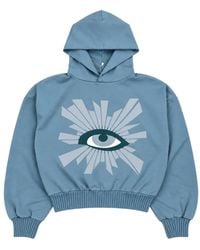 House of Errors - Hoodie À Imprimé Œil Et Bords Côtelés - Lyst