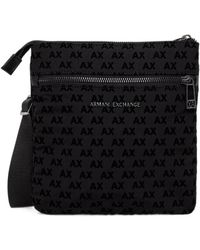 ARMANI EXCHANGE - Sacoche À Motif Logo - Lyst