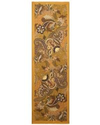 Etro - Wool, Cashmere And Silk Shawl With Floral-Paisley Motif - Lyst