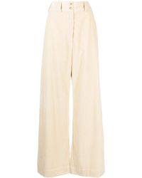 Etro - Corduroy Wide-Leg Trousers - Lyst