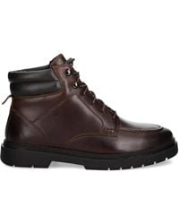 Geox - レースアップ レザーブーツ - Lyst