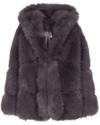 S.W.O.R.D - Hooded Faux-Fur Coat - Lyst
