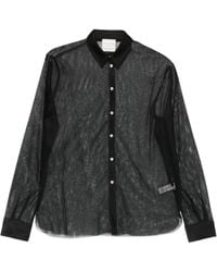 forte_forte - Semi-Sheer Shirt - Lyst
