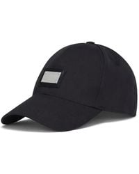 Dolce & Gabbana - Cotton Baseball Cap With Branded Tag - Lyst