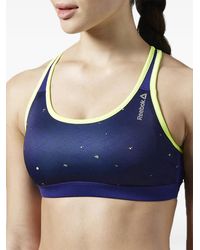 Reebok - Printed Bra - Lyst