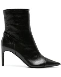 Roberto Del Carlo - 70mm Leather Ankle Boots - Lyst
