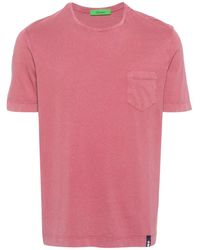 Drumohr - T-shirt en coton à poche poitrine - Lyst