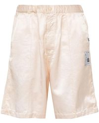 Maison Mihara Yasuhiro - Satijnen Bermuda Shorts - Lyst
