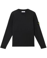 Stone Island - Logo-Patch Crew-Neck Sweater - Lyst