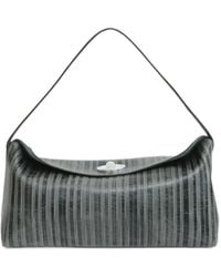 Christopher Esber - Doba Quartz-Turnlock Striped-Leather Tote Bag - Lyst