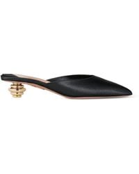 Aquazzura - X Alex Rivière Jewel-Embellished Mules - Lyst