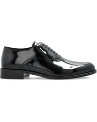 Giorgio Armani - Patent-Leather Lace-Up Shoes - Lyst
