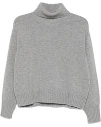 Vanisé - Roll-Neck Knitted Sweater - Lyst