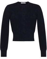 Adam Lippes - Crew-Neck Cardigan - Lyst