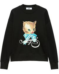 MSGM - Sweater Met Print - Lyst