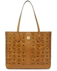 MCM - Visetos Monogram Liz Tote Bag - Lyst