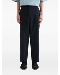 Jil Sander - Cotton Tapered Trousers - Lyst