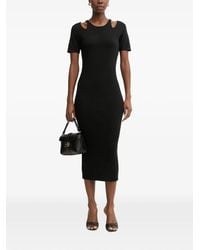 Fracomina - Easychic Cut-Out Chain-Link Midi Dress - Lyst