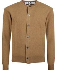 COMME DES GARÇONS PLAY - Button Heart-Motif Cardigan - Lyst