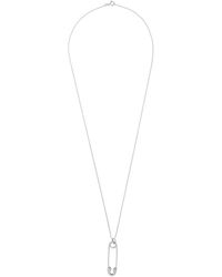 True Rocks - Large Safety Pin Pendant Necklace - Lyst