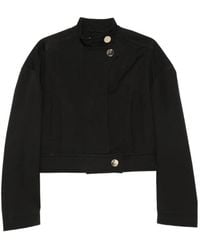 Sportmax - Cotton Cropped Jacket - Lyst