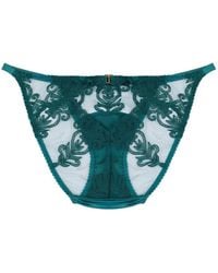 Fleur Of England - Olivia Ouvert Lace Brief - Lyst