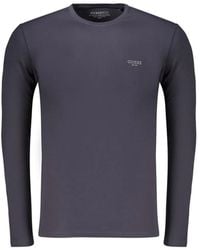 Guess - Logo-Print Long-Sleeve T-Shirt - Lyst