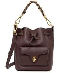 Coccinelle - Small Beat Generation Pebbled Leather Bucket Bag - Lyst